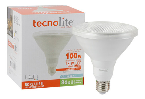 Foco Led Borealis Ii Par38 18w 100v-240v 6500k Tecnolit