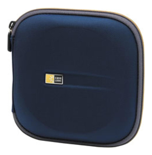 Porta Cd Dvd - Estuche Portatil - Capacidad 24u. - Azul