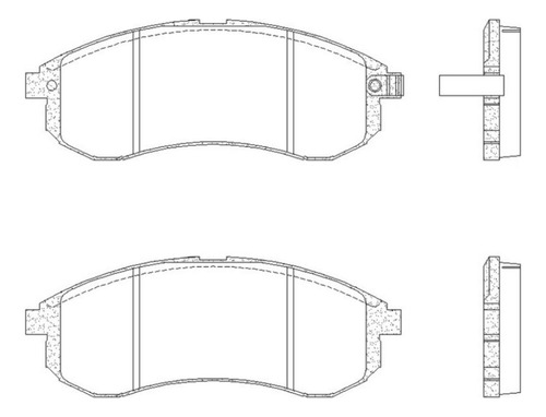 Pastilha De Freio Dianteira Mitsubishi L200 Gls 2.5 8v 2011