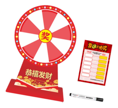 Ruleta De Mesa Portátil Con Premios Para Multicolor A