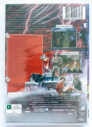 Dvd Os Caça Fantasmas - 4 Filmes Lacrados E Originais.