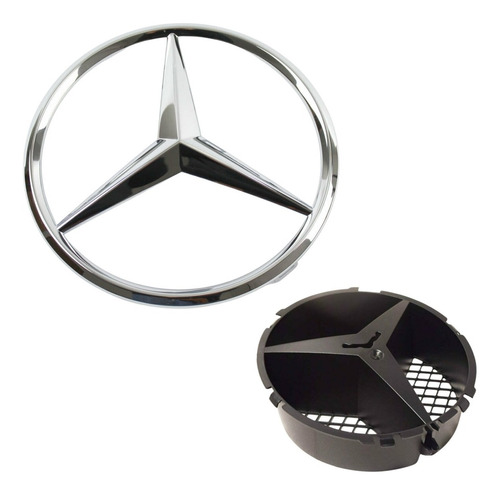 Mercedes Benz Estrella Y Soporte Parilla Capot E300 350 W207