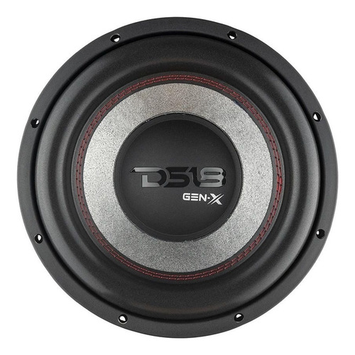 Subwoofers Ds18 De 900watts Gen-x124d Doble Bobina Potente Color Negro Con Rojo
