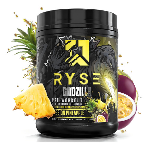 Ryse Godzilla Pwo Polvo 372g Sabor Passion Pineapple Passion Pineapple