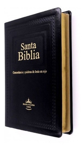 Biblia Letra Gigante Reina-valera 1960 Imitación Piel Negro