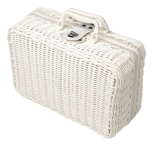 Cesta De Picnic, Cesta De Almacenamiento De Ratán Con S