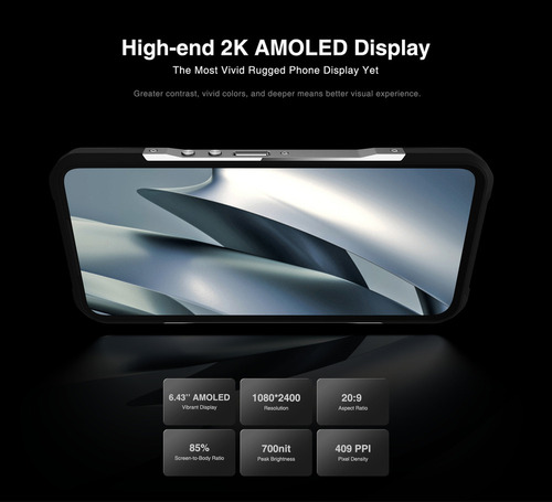 Smartphone Robusto Dogee V20 Pro, 12g+256g, Dual Sim 5g