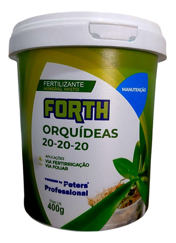 Fertilizante Adubo Forth Orquídeas Manutenção 400g 20-20-20