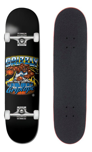 Tabla Skate Completa Grizzly Griptape Basketbear 8.0''