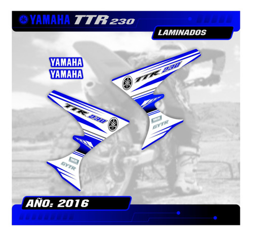 Kit Calcos - Gráfica Yamaha Ttr 230 - 2016