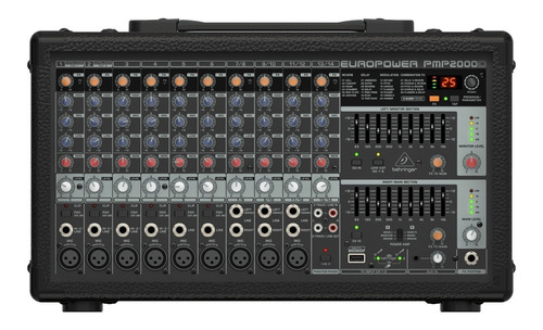 Consola Amplificada Behringer Pmp2000d  12 Canales 2000w 