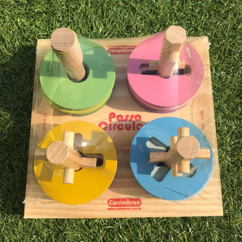 Imagem 4 de 9 de Jogo Passa Círculo Brinquedo Educativo Infantil À Vista