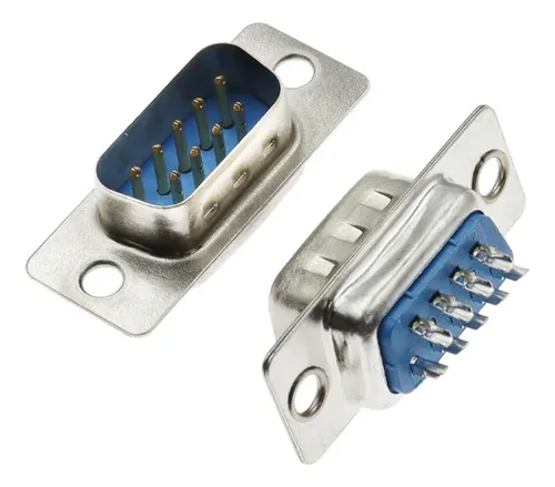 Por 3und Modulo Conector Db9 Macho Aereo Para Cable Serie Se