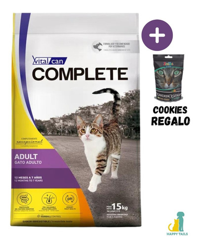 Vital Can Complete Gato Adulto X 15 Kg + Envio Gratis Zn