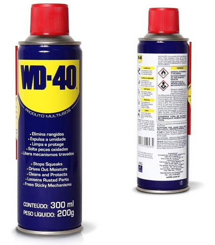 Wd40 Spray Produto Multiusos - Desengripante Lubrifica 300ml