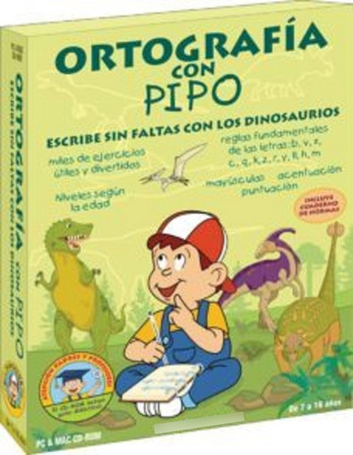 Pc Ortografia Con Pipo 7 A 11 Años Xp A Win 11 Y Macos