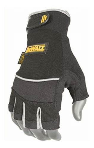 Dewalt Dpg230l Technicians Fingerless Synthetic Leather