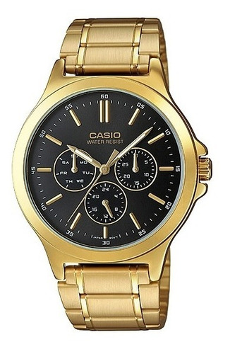 Reloj Casio Mtp-v300g Hombre Multiaguja Original