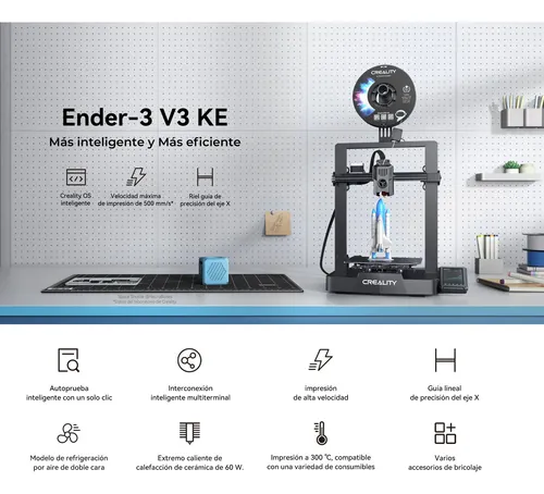 Impresora 3d Ender 3 V3 Ke Color Negro Creality