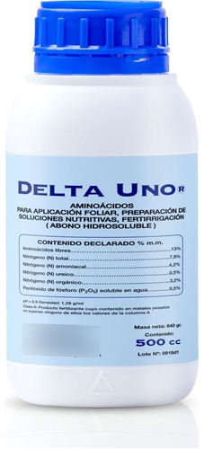 Delta 1 500ml Cbg (enraizante + Vitaminas + Aminoacidos)