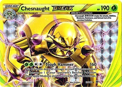 Chesnaught Break Carta Pokémon Original+10 Cartas+regalos