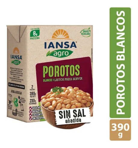 Lentejas Premium Tetrapack Iansa 390gr(3 Unidad)super