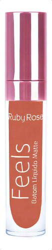 Labial Liquido Matte Feels Variedad De Colores By Ruby Rose Color 372