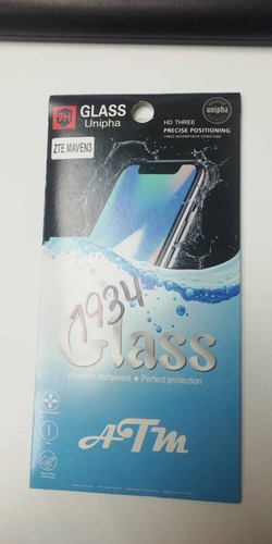 Glass Zte Maven 3 Z835 Sencillo Negro Protector De Pantalla