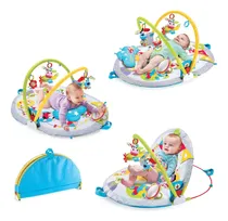 Comprar Gimnasio Para Bebes Plegable Con Barra De Sonajeros Blanco