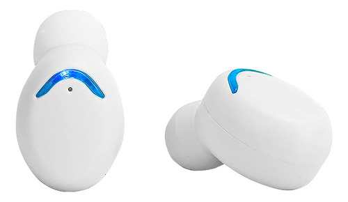 Audífonos Inalámbricos Bluetooth Manos Libres Recargables Color Blanco Color De La Luz Agua