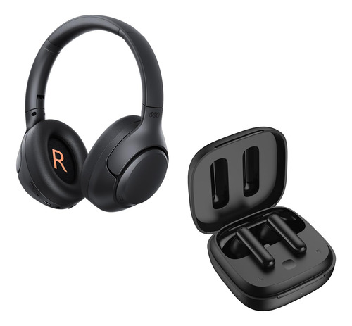 Qcy H3 Anc Auricular Negro + Inalambrico T13