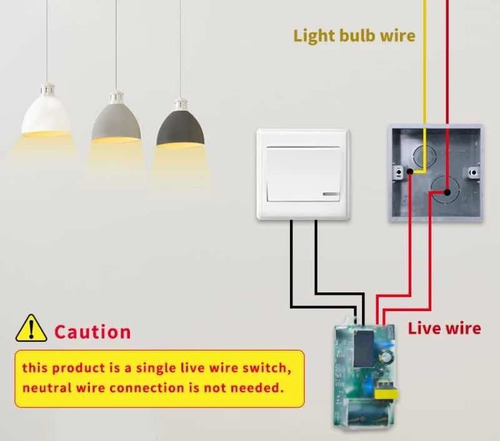 Imagem 2 de 8 de Interruptor Sem Neutro Wi-fi Bivolt Ewelink Alexa Automação