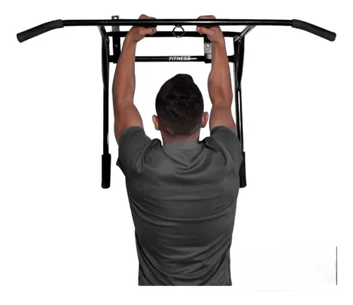 Barra Multifuncional Crossfit De Pared Dominadas Y Fondos
