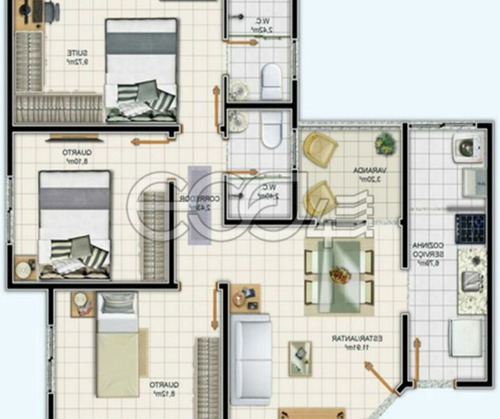 Imagem 6 de 6 de Apartamento - Ref: 327