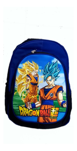 Morral Maleta Bolso Escolar Dragon Ball En Relieve