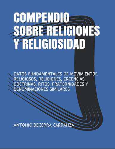 Libro: Compendio Sobre Religiones Y Religiosidad: Datos Fund