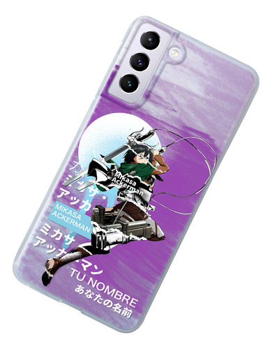 Funda Para Galaxy Attack On Titan Mikasa Ackerman Tu Nombre