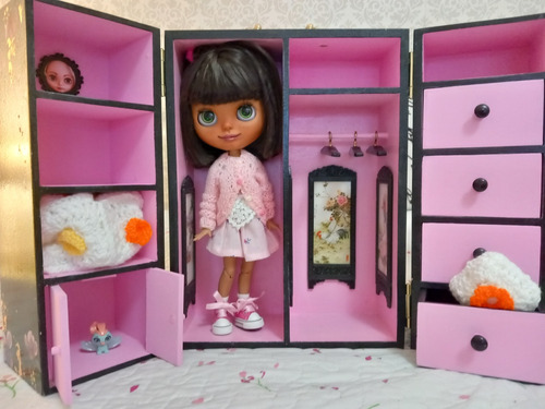 Diorama Closet Porta Muñeca Blythe