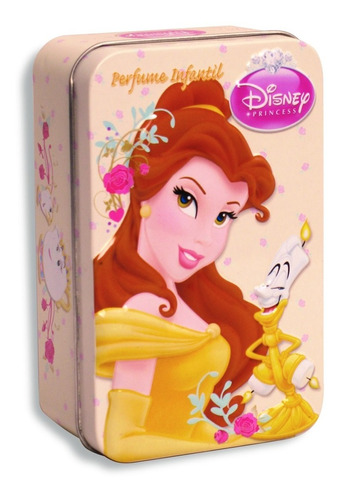 Perfume Disney Princesa Bella En Lata Coleccionable 60ml