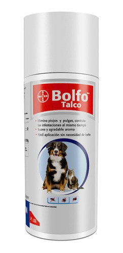 Imagen 1 de 2 de Bolfo Bayer Talco 100 Gr Antipulgas