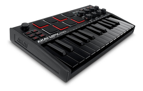 Akai Mpk Mini Mkiii Black - Controlador Midi