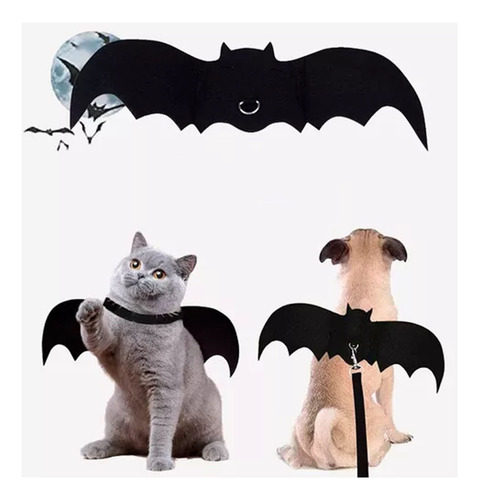 Disfraz Murciélago Para Perro O Gato Negro