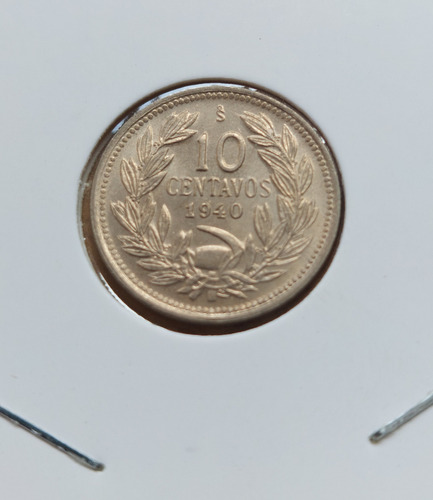 Moneda De 10 Centavos Año 1940