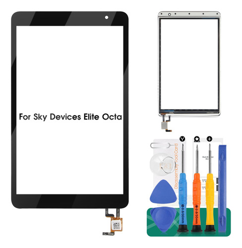 Para Sky Deviz Elite Octa Pantalla Tactil Panel Cristal 8