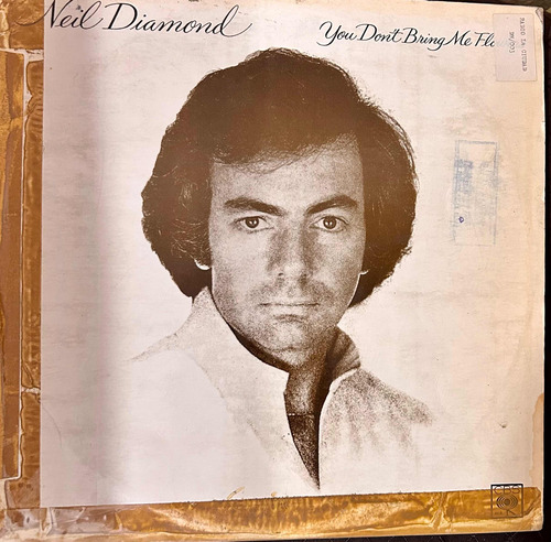 Disco Vinilo De Época Neil Diamond Álbum No Me Traiga Flores