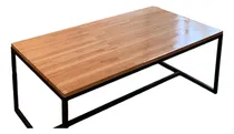 Comprar Mesa Ratona Hierro Y Madera Finger Joint, Abaldi Aberturas