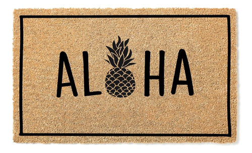 Tapete De Piña Aloha | Felpudo Hawaiano | Hola Felpudo...