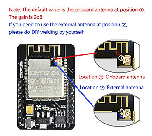 2 Placas Esp32-cam-mb, Esp32-cam W Bt Board Esp32-cam-m De P