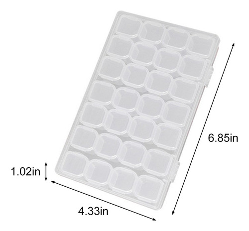 Caja De Almacenamiento De Joyas Transparente Para Ensamblaje