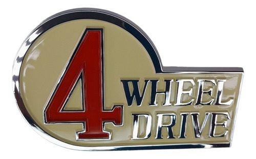 Emblema Wheel 4 Drive Izquierdo Original 